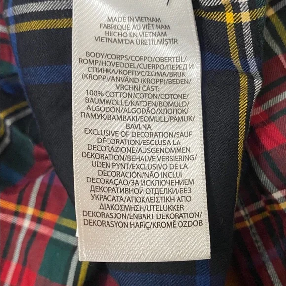 Polo Ralph Lauren Girls Tartan Plaid Long Sleeved Belted Shirt Dress - Picture 7 of 8